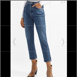 Agolde Riley in Air Blue color